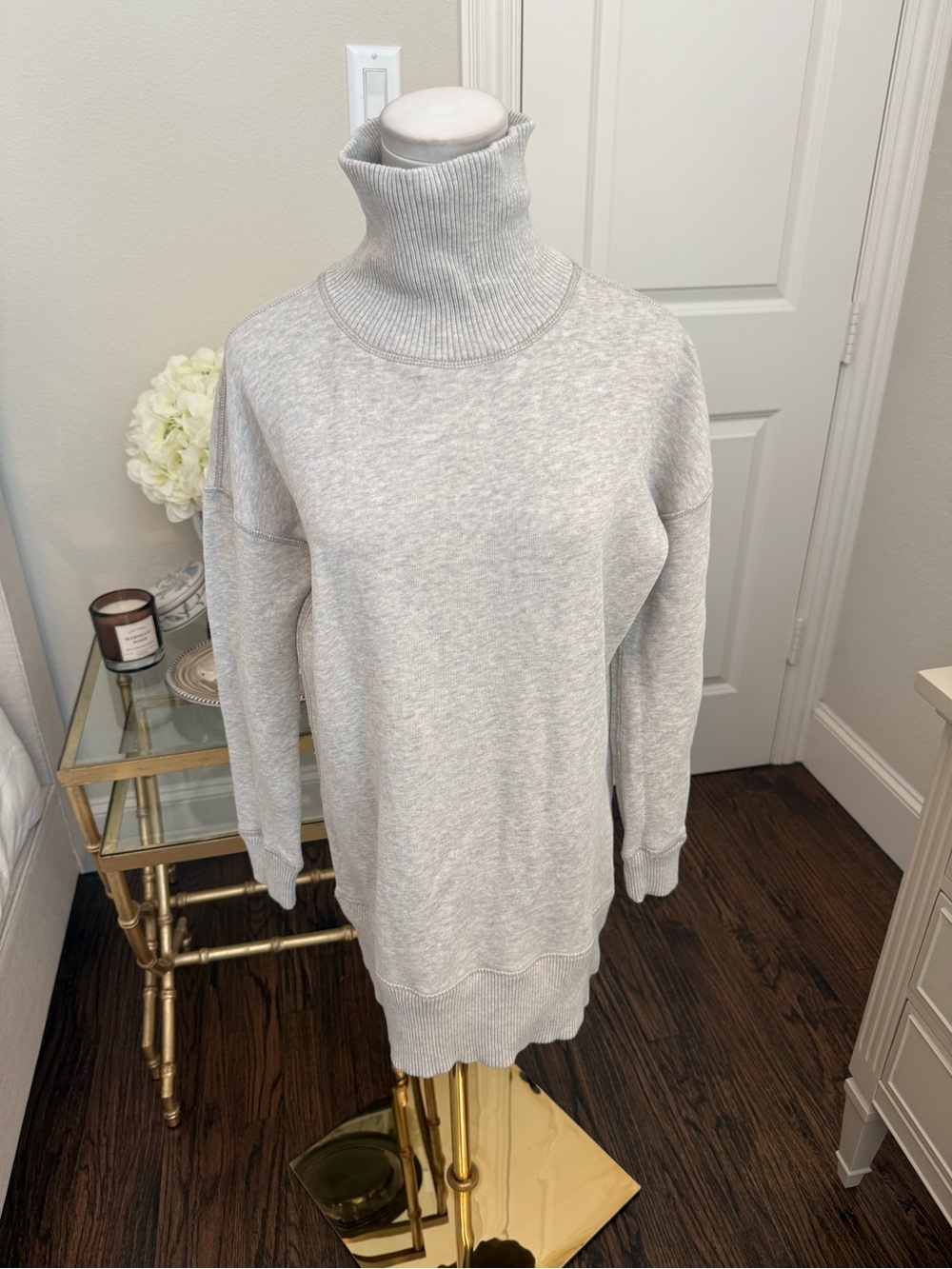 POLO RALPH LAUREN Turtle Neck Heather Gray Sweater Pullover
HH4